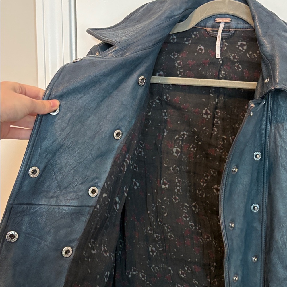 Free People Avis Leather Jacket - Picture 12 of 15